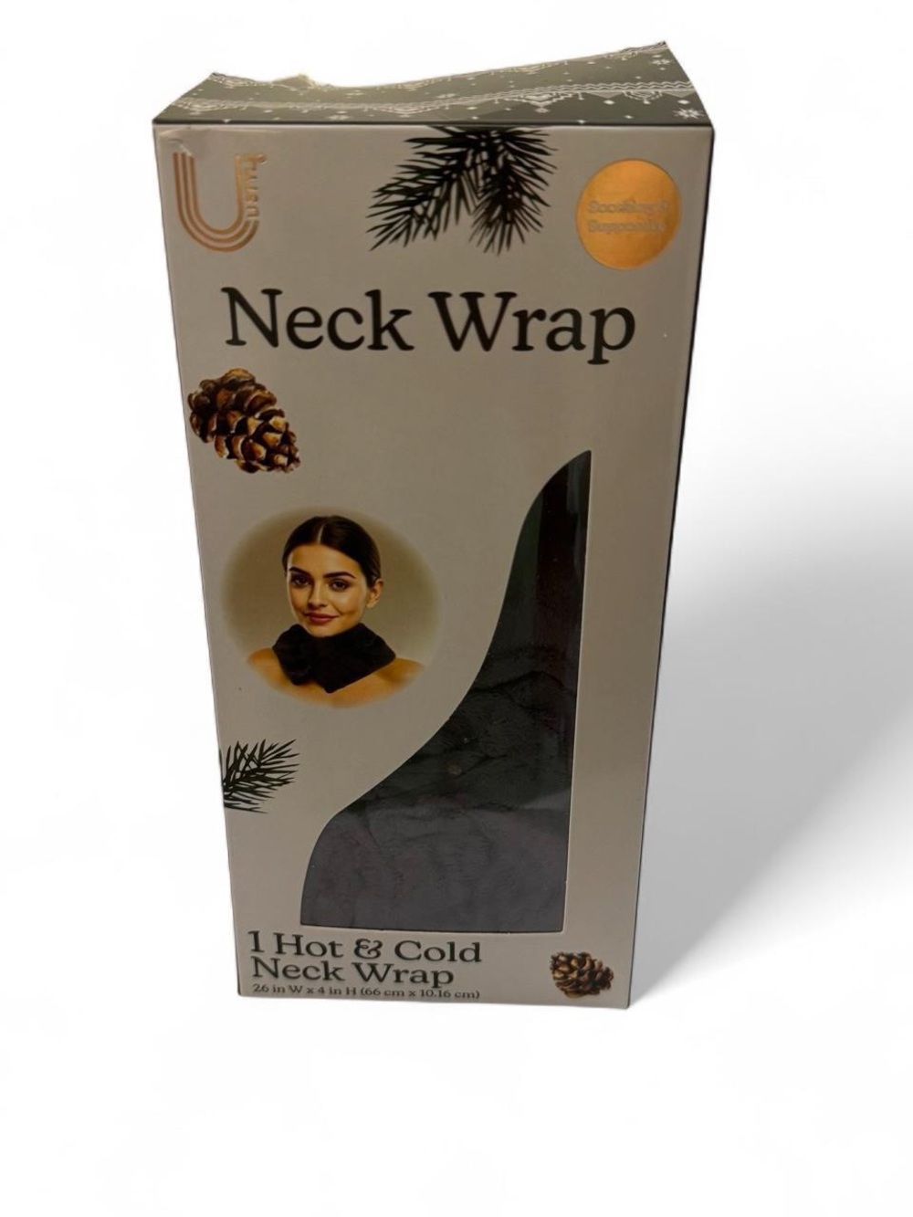 Hot & Cold Neck Wrap – Muscle & Pain Relief – Microwave & Freezer by U Style